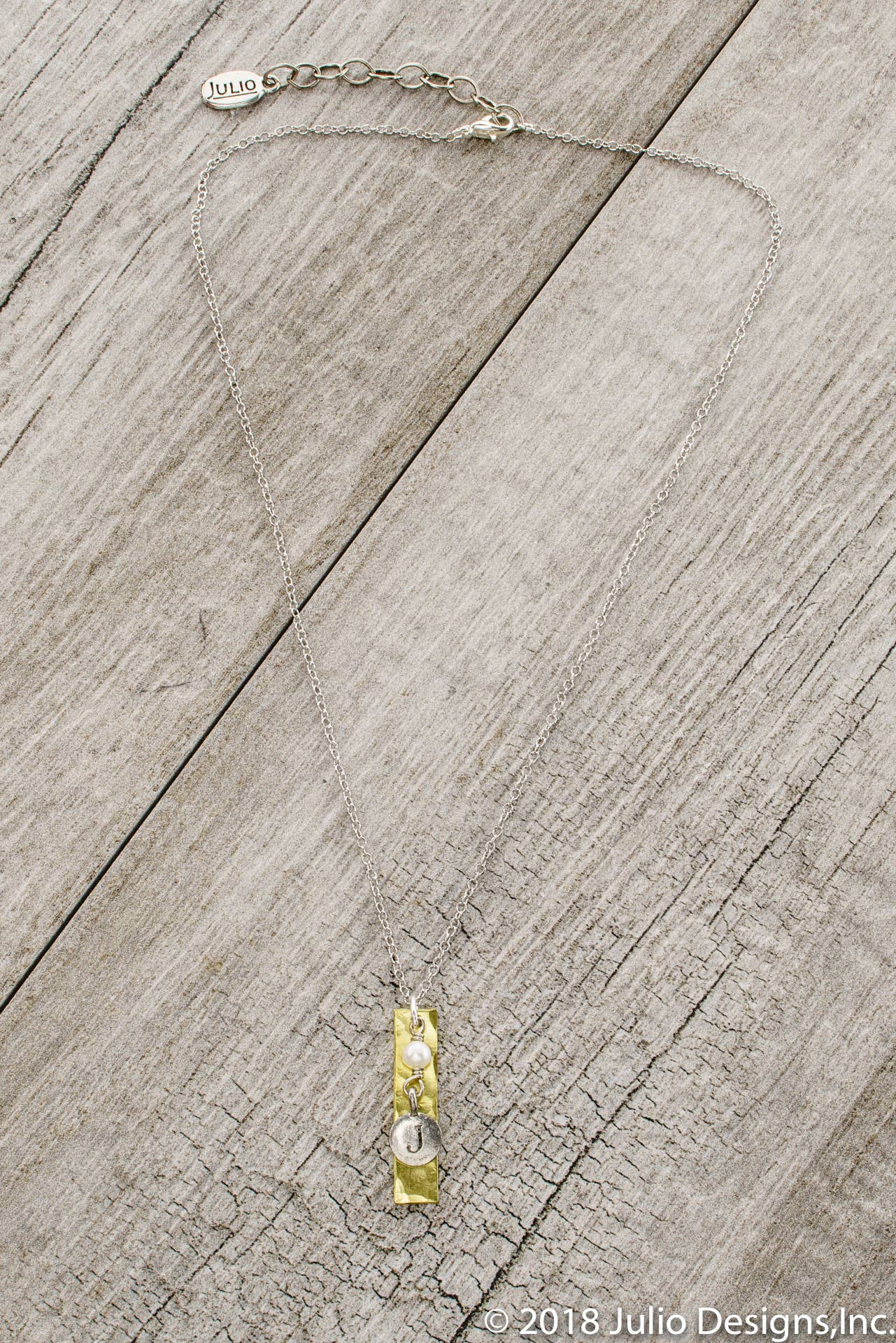 Julio Designs – Colar pingente/pendente por atacado – Colar Inicial Dinamarquês Engarrafado - Conj. de 161