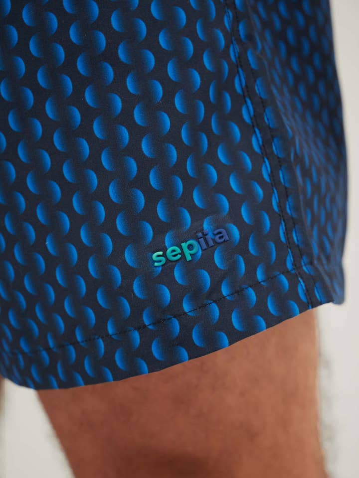 Badeanzug mit Flossenmuster für Herren für den Großhandel von Sepiia