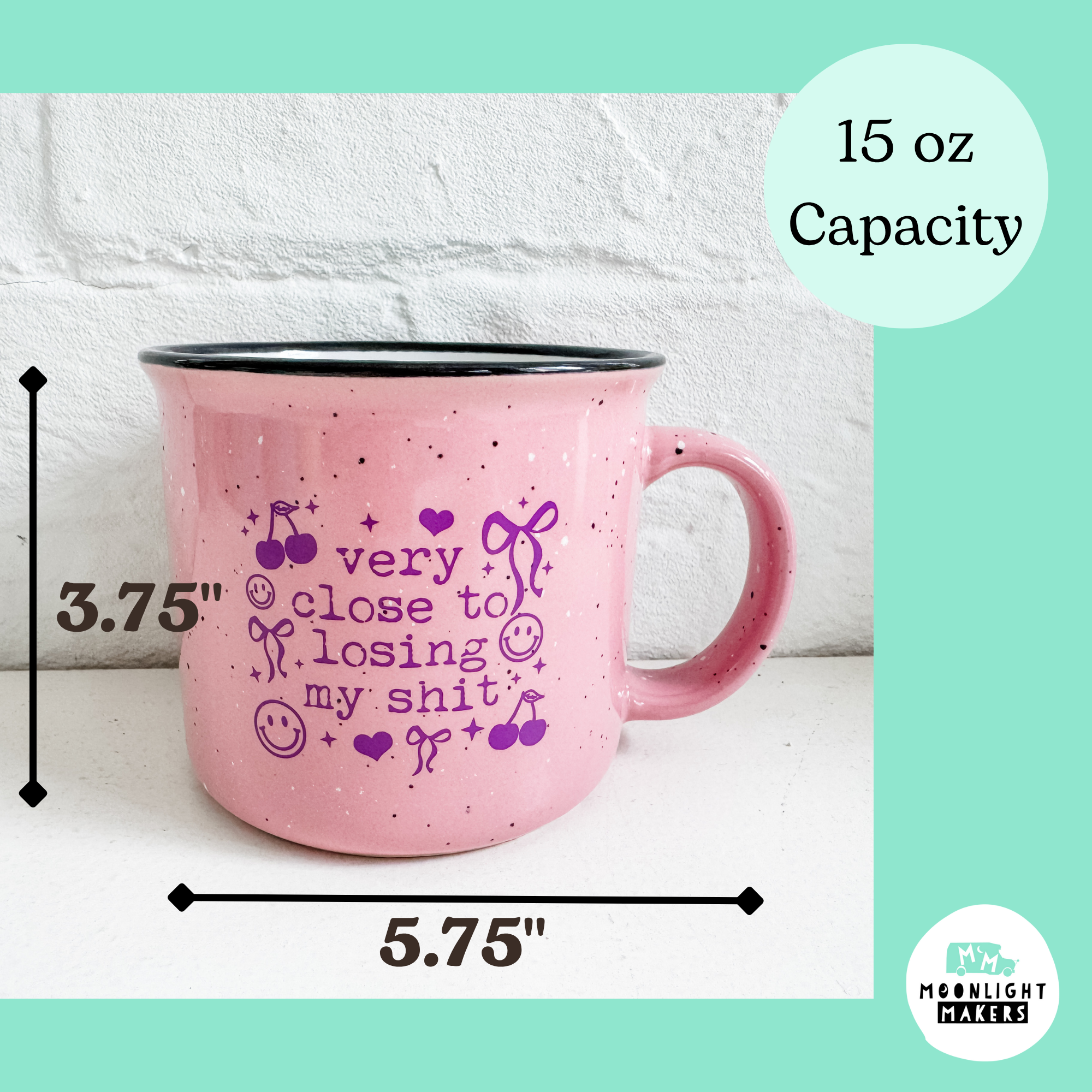 Moonlight Makers - Wholesale Coffee Mug - Rise & Shine Mother Cluckers Campfire Mug - 16oz 6