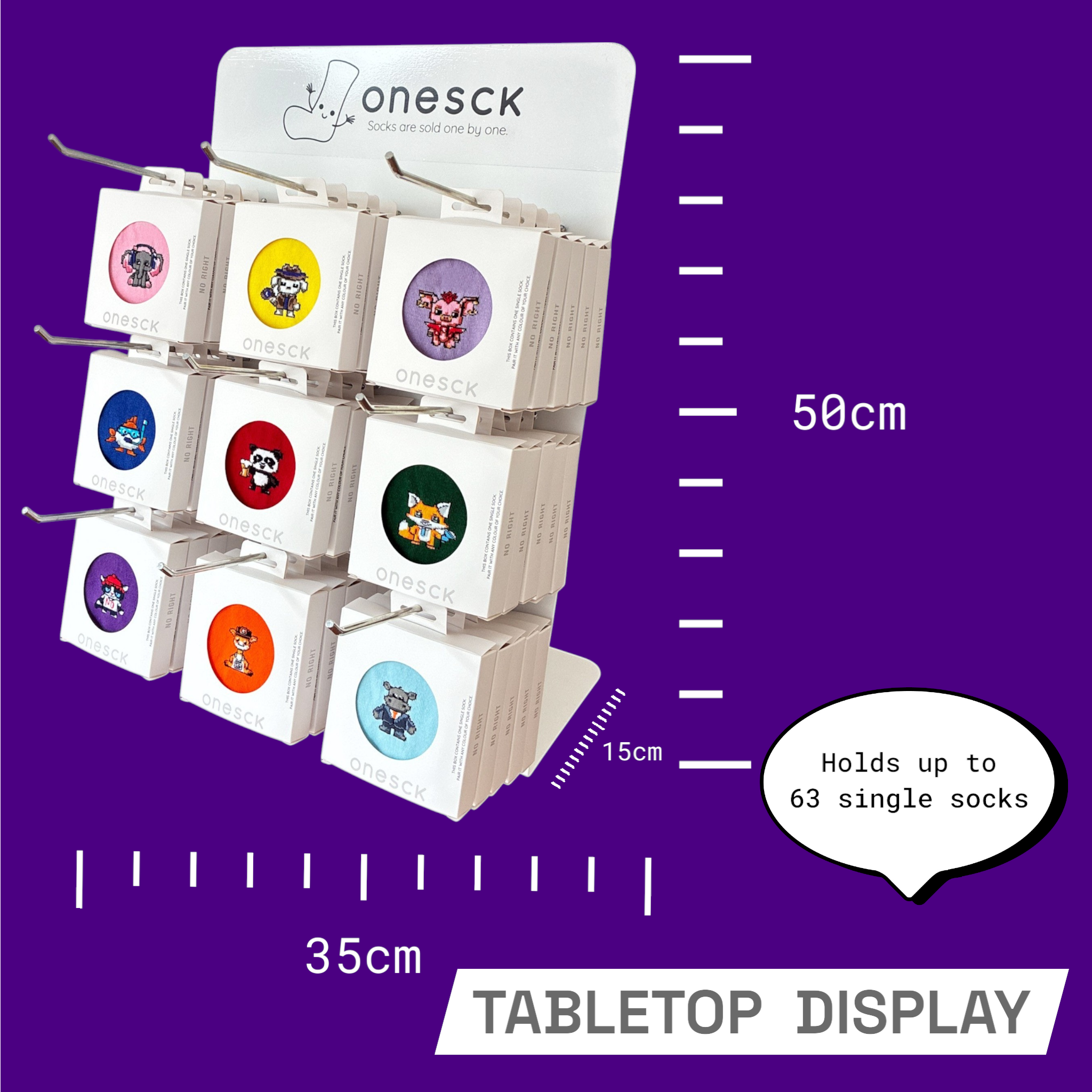 ONESCK – wholesale Socks – Unisex – Funky Animal Socks | Starter Kit | Colourful Gifts4