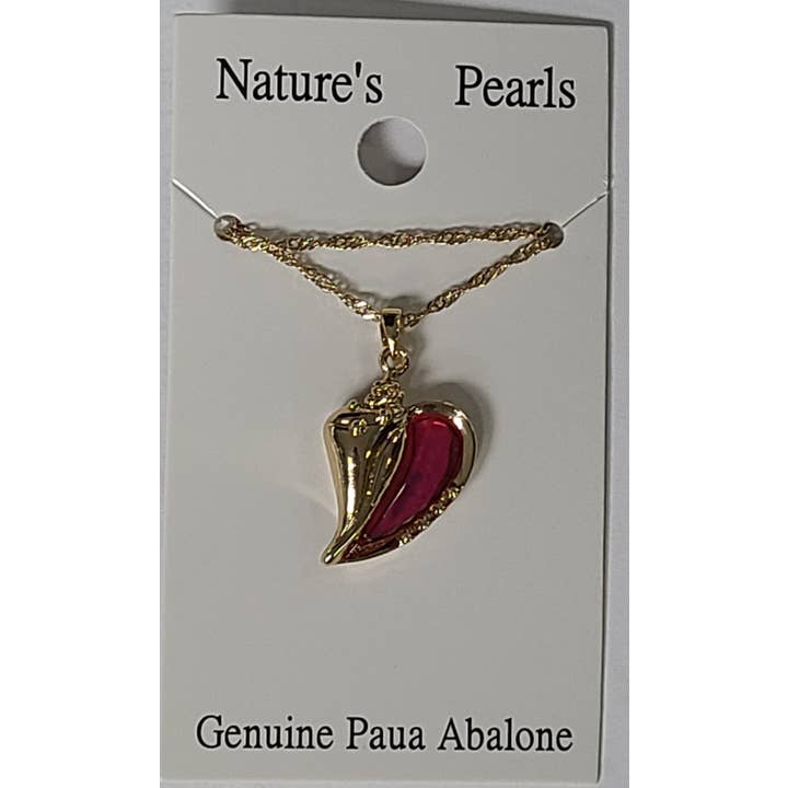 QUEEN CONCH NECKLACE GOLD for wholesale by Darlene's Shells