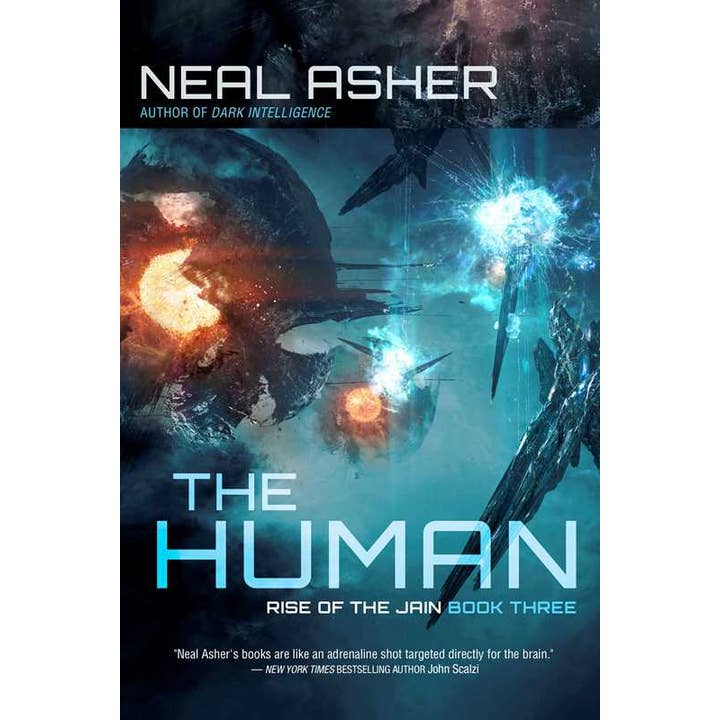 Human by Neal Asher for wholesale by Simon & Schuster