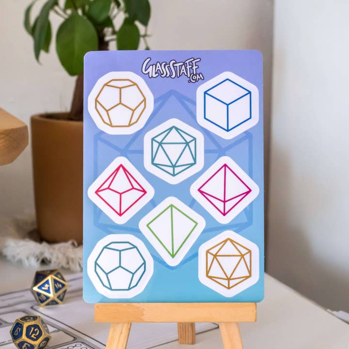 GlassStaff - Wholesale Sticker - Minimal DnD Sticker