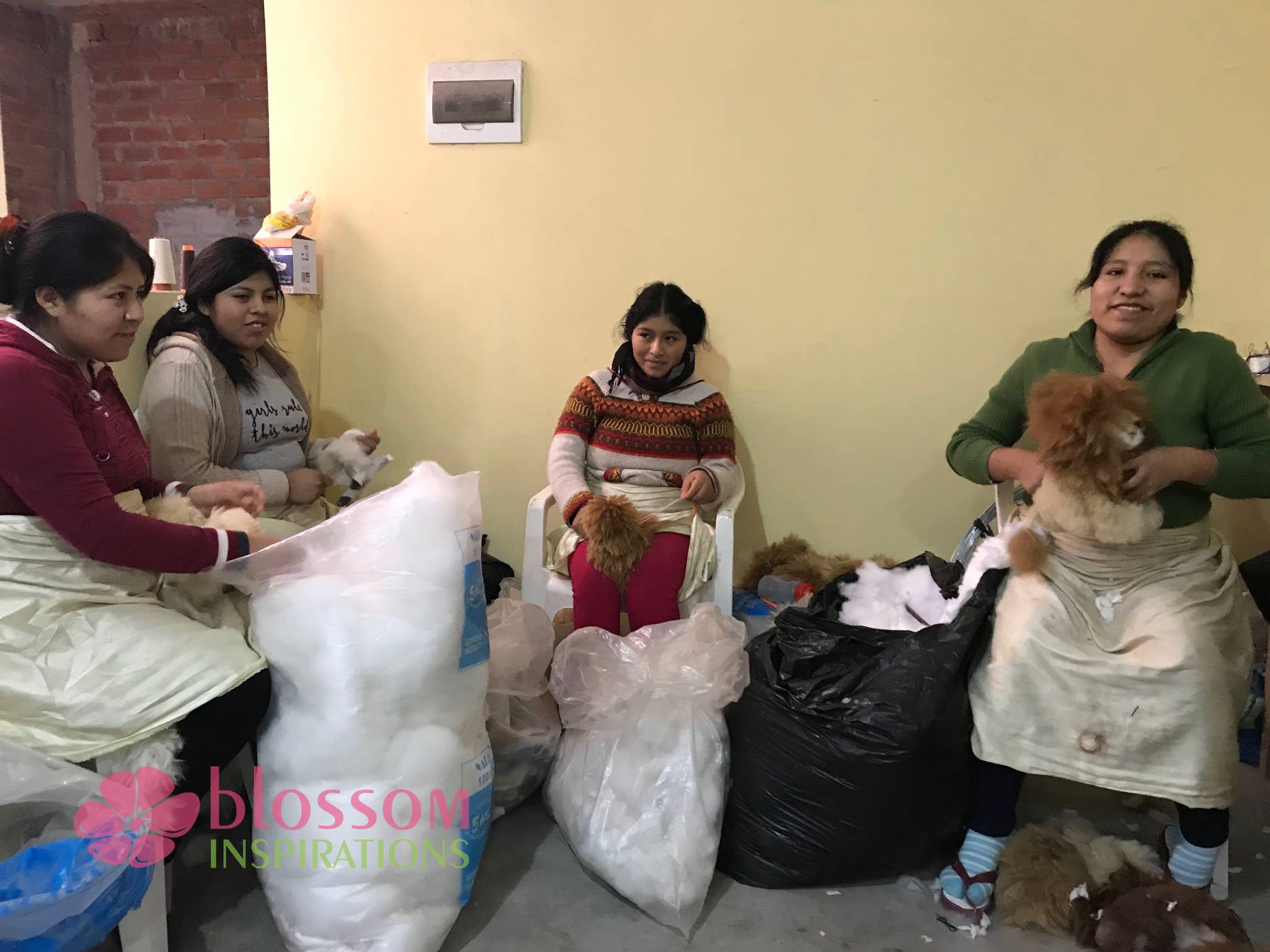 Blossom Inspirations – wholesale Fyllda/plyschleksaker - Barn och baby – Lion Alpacka päls leksak6