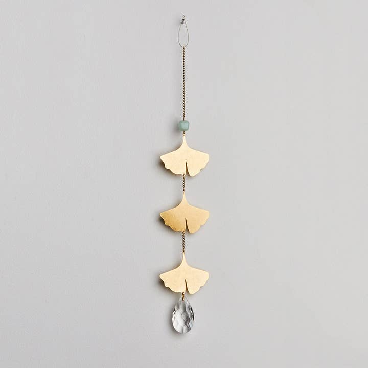 Scout Curated Wears - Wholesale Suncatcher - Suncatcher- Botanical Leaf/Amazonite2