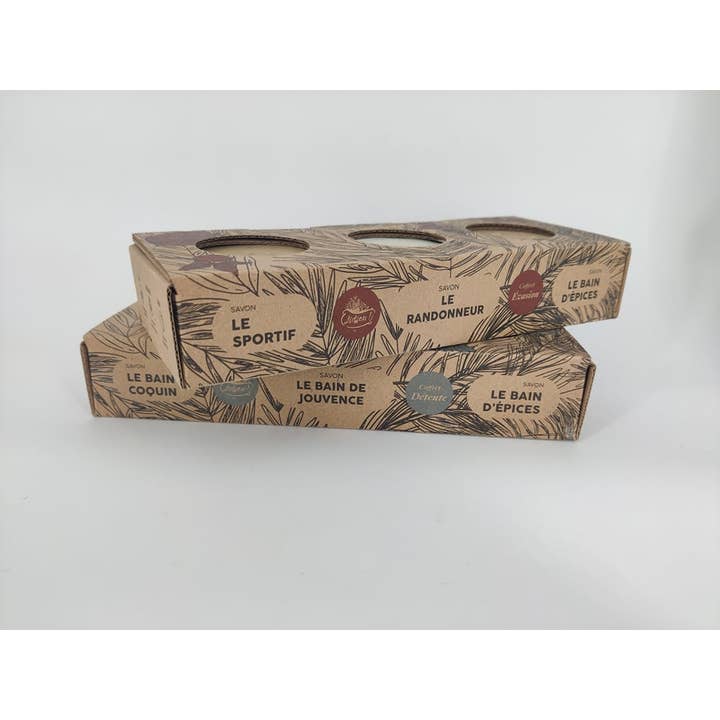 Lîdjeu! - Wholesale Bar Soap - Evasion Box 3 Soaps Lîdjeu x Pupa1