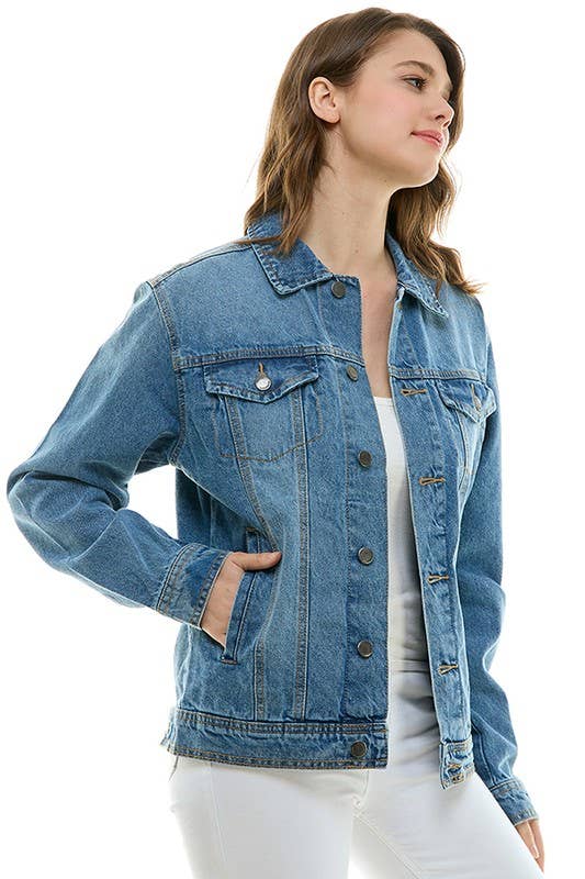 Womens Jacket Cato Fashions Cato Plus Size Dark Wash Denim