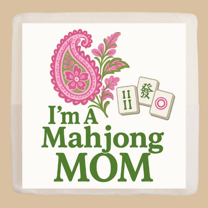 I'm A Mahjong Mom Soap for wholesale by 1111 Elm Candle & Soap Shoppe