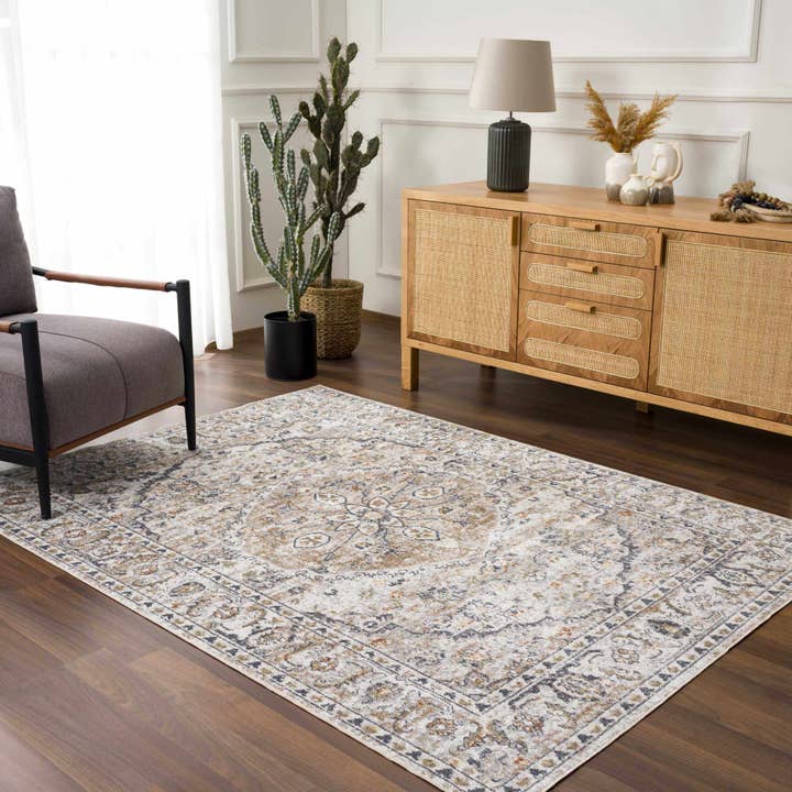 Hauteloom - Wholesale Area Rug - Cream Hiti Washable area rug15