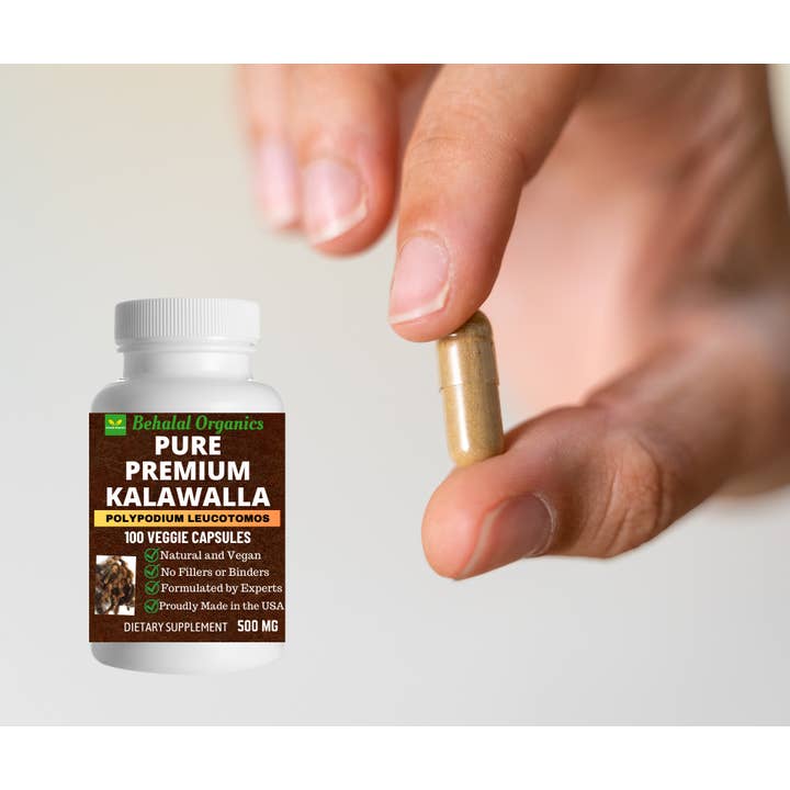 Behalal Organics – wholesale Oralt tillskott/Vitamin – Kalawalla Kapsel Pure Premium Polypodium Leucotomos 500 mg 15