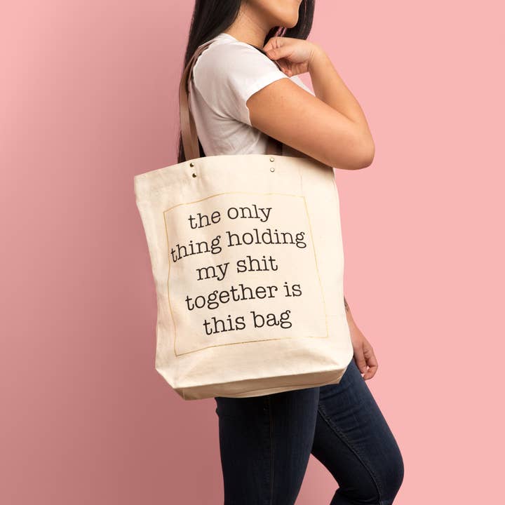 FUN CLUB - Wholesale Tote bag – Women's - Shit Together Tote Bag (funny, mom)1