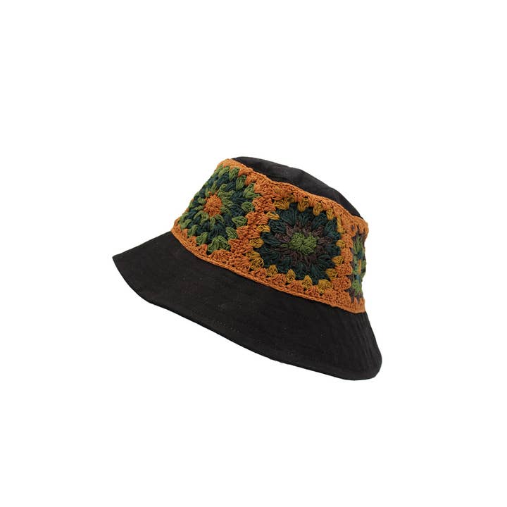 Lakhays Collection Inc. - Wholesale Bucket Hat - Women's - Crochet Applique Bucket Hat