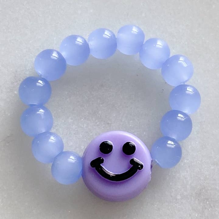 Lavender gem ring for wholesale by Salt & June