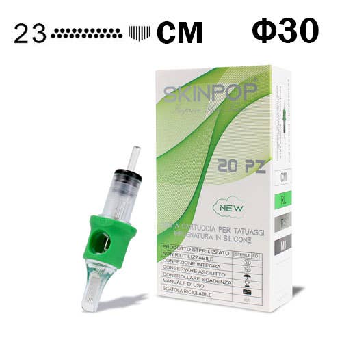 SKINPOP - Wholesale Tattoo Ointment/Care - NEW SKINPOP SILICONE TATTOO NEEDLE CARTRIDGES 20pcs78