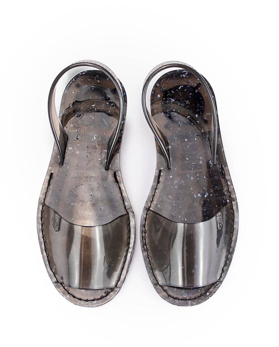 POPA - Wholesale Sandals - Women's - Menorquina Flat Sandal Transparent Smoke4