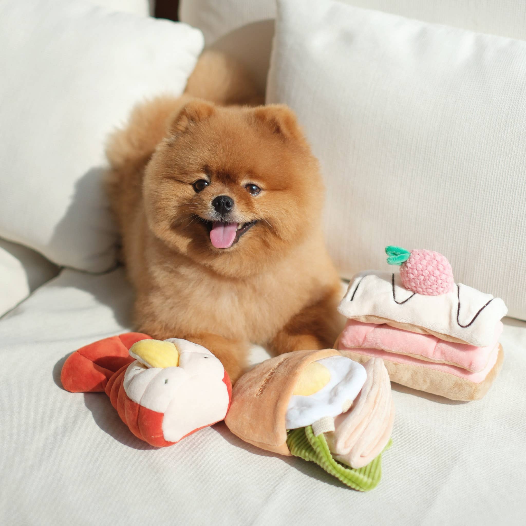 Pups & Bubs - Wholesale Pet Plush Toy - Dog - Pita Pocket Nosework Toy9