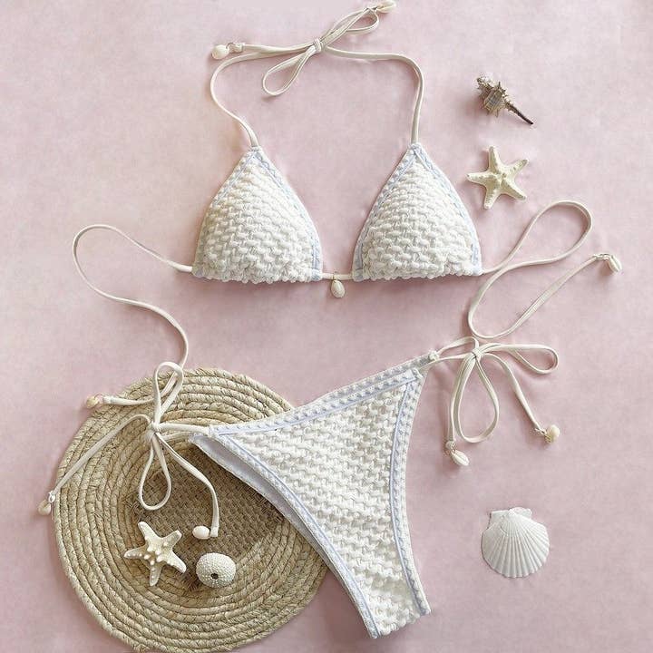 Bikini-badedragt med halterneck til kvinder for engroshandel hos Plush Looks