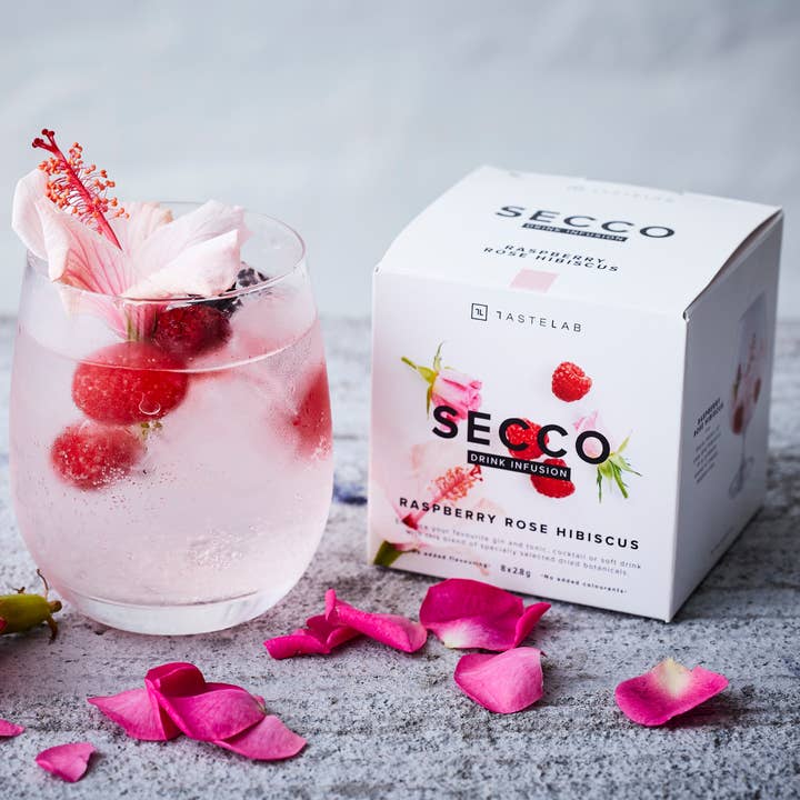 Secco Drink Infusion - Wholesale Cocktail Mix/Syrup - Raspberry Rose Hibiscus3