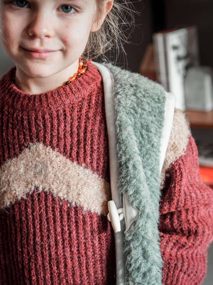 Wollen Bodywarmer - Vert Matcha pour la vente par We Are Wovens