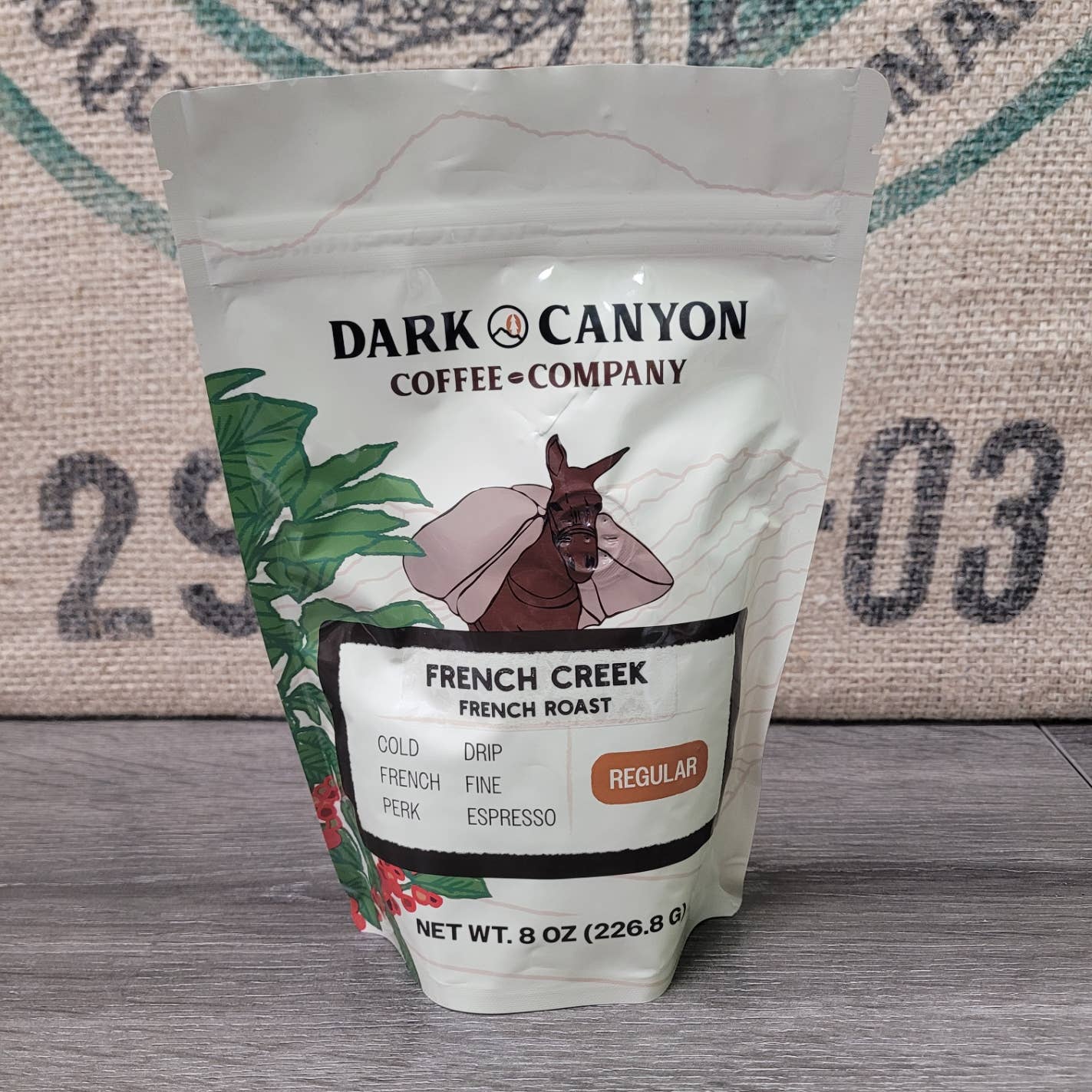 Dark Canyon Coffee Company - Wholesale Ground Coffee - French Creek French Roast Coffee Regular0