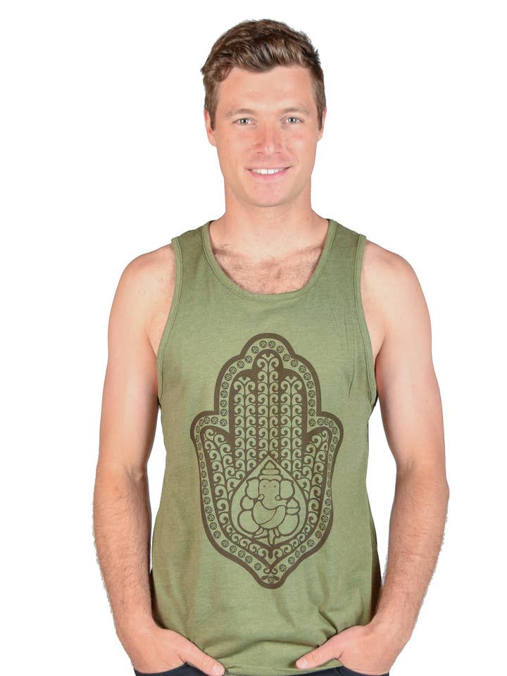 Maglietta da canotta Hamsa Hand per la vendita all'ingrosso da parte di Third Eye Threads