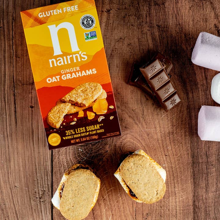 Nairn's - Wholesale Cookie - Nairn's Gluten Free Oat Grahams Stem Ginger4