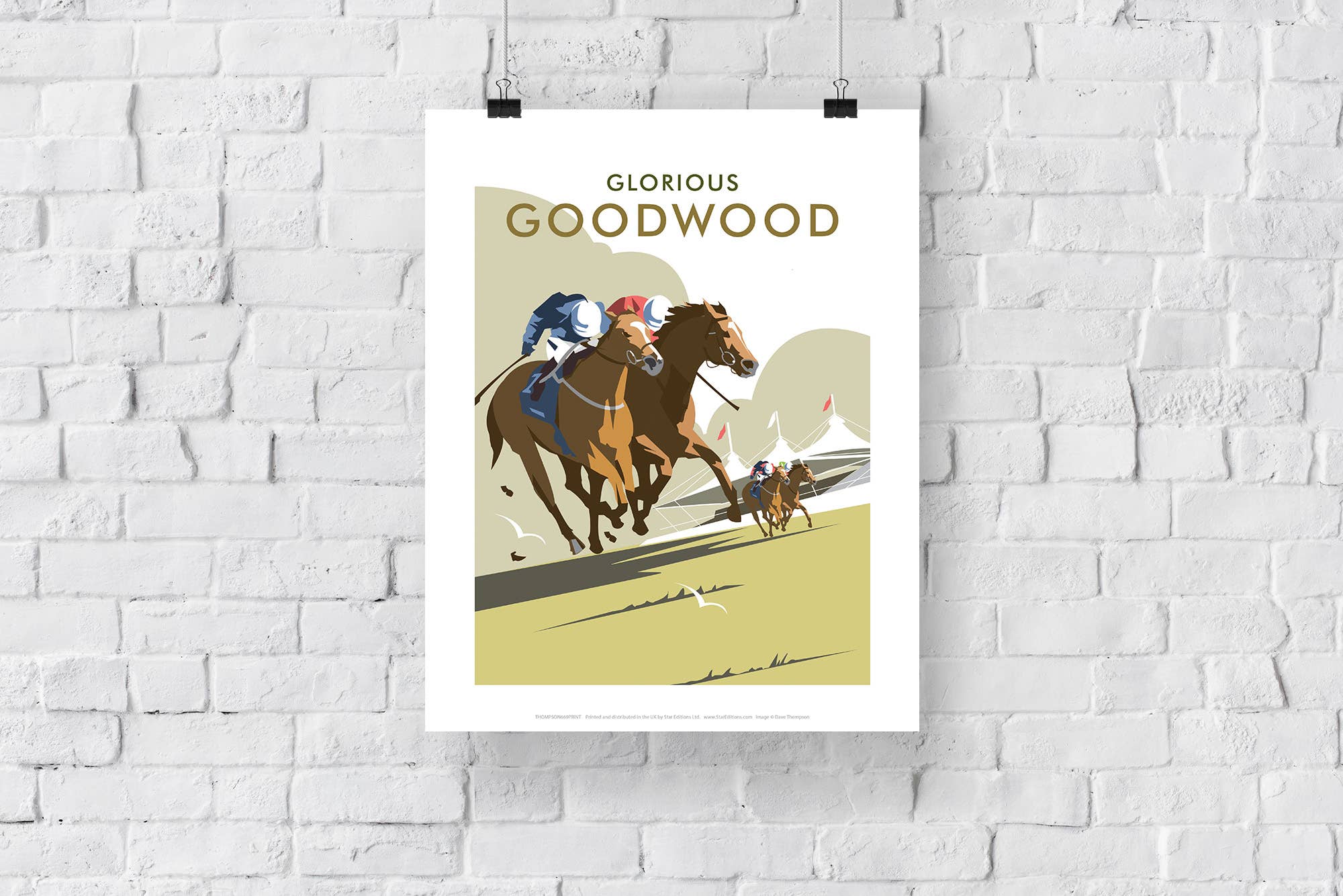 Star Editions – Impressão artística por atacado – Glorious Goodwood do artista Dave Thompson - Impressão artística2