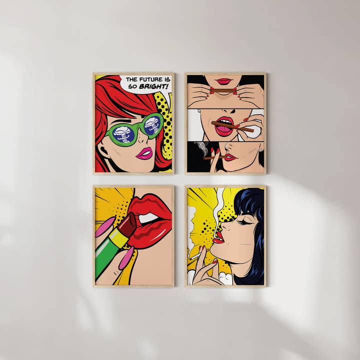 Haus and Hues - Wholesale Gallery Wall Set - Pop Art Set2