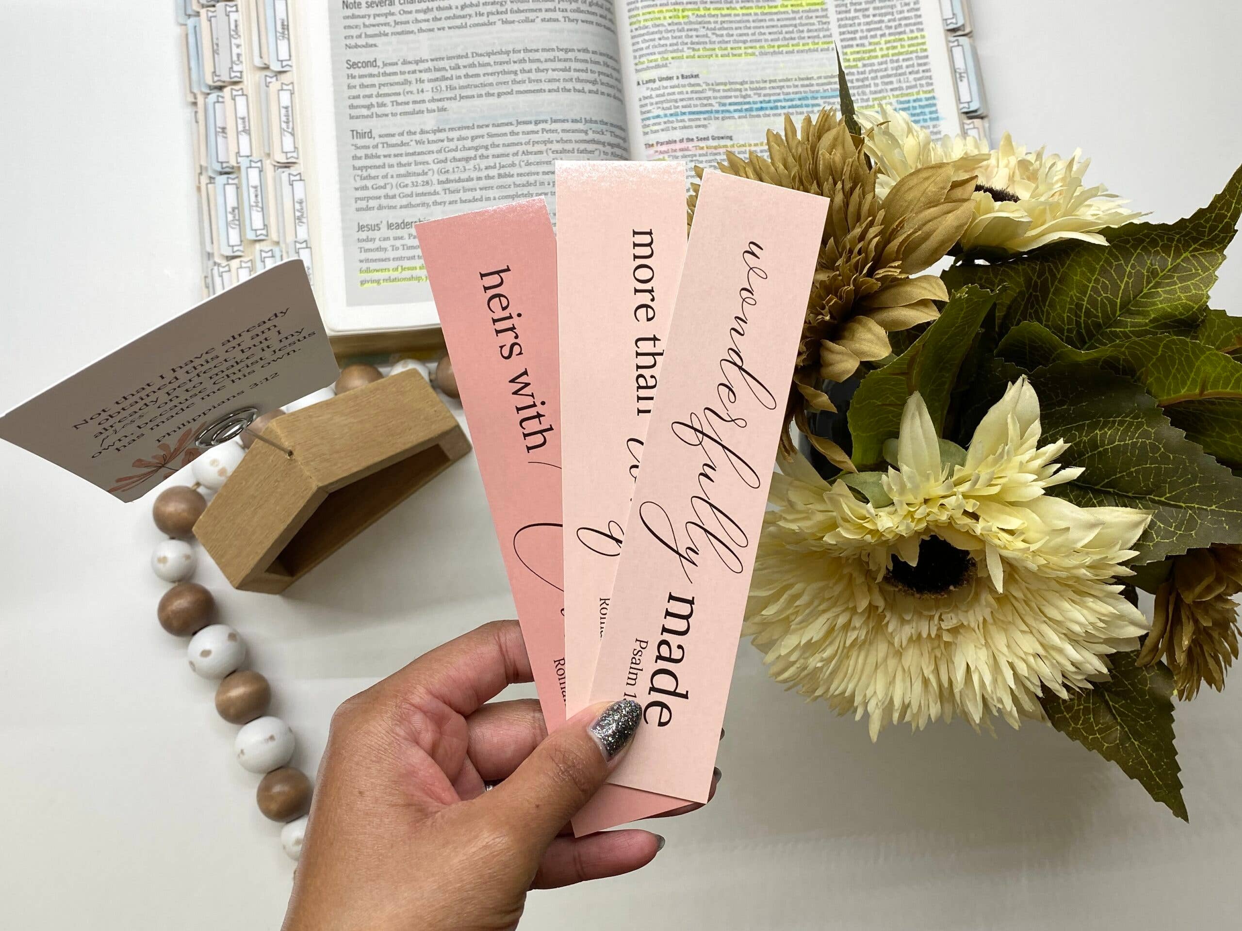 Dear Bold Believer - Wholesale Bookmark - Who God says you are Bible Verse Bookmarks1