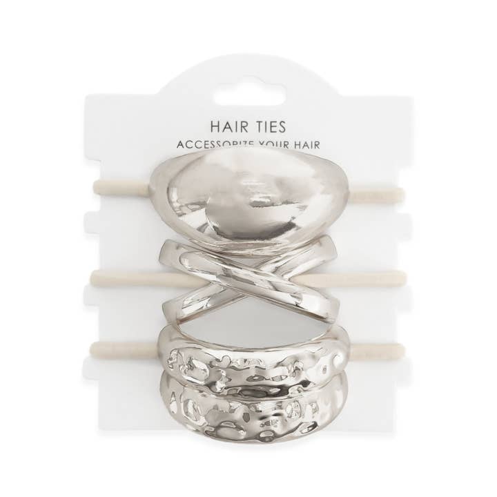 OMG Blings - Wholesale Hair Tie - AHT26 - Statement Hair Tie Cuff Set
