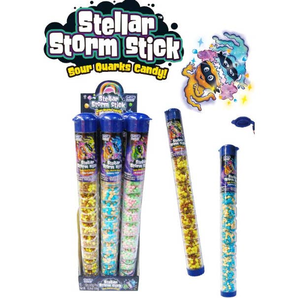 iSweet.ca - Wholesale Boiled sweets - (S1-02) KidsmaniaStellar Storm Sticks 1.52oz ( 43g x12 Units