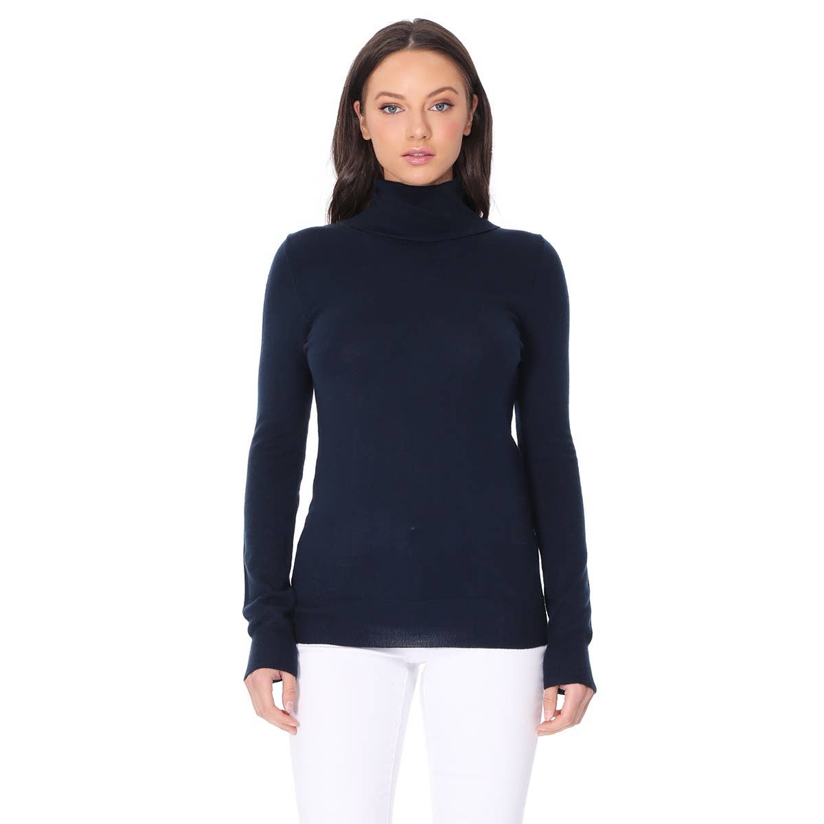 Mak – wholesale Knitted jumper – Women′s – Women's Long Sleeve Turtleneck Pullover Sweater MK33496