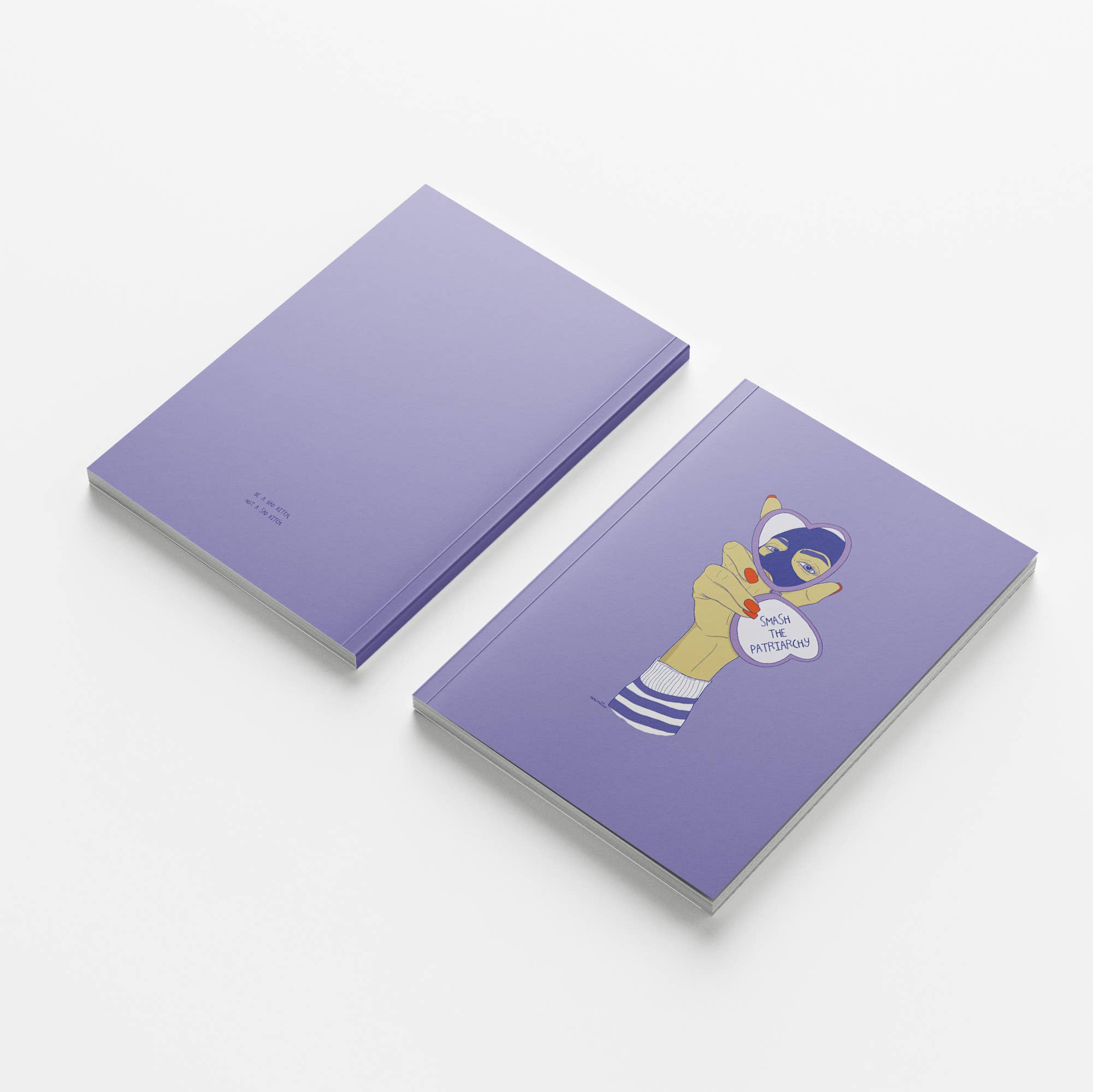 minttu illustrations - Wholesale Notebook - Notebook "smash the patriarchy"1