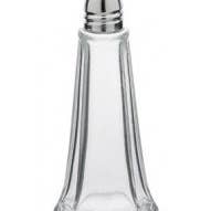 Kitchen Supply Wholesale - Vente Ensembles salière et poivrière - Ensemble de 2 Salières et Poivrières, Tour 1 oz de Capacité, Couvercle Chromé