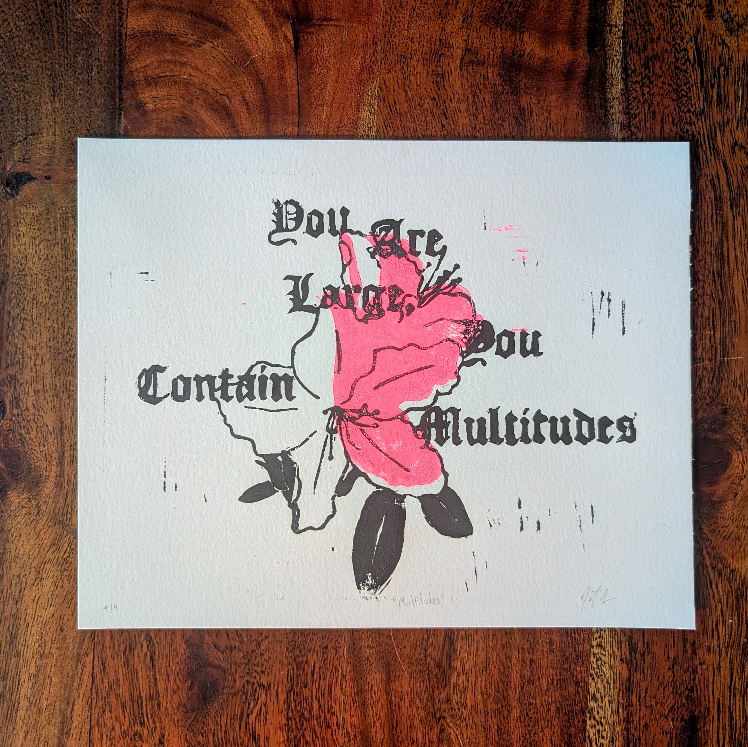 NMC Design Studio - Wholesale Art Print - Multitudes Queer Block Print1