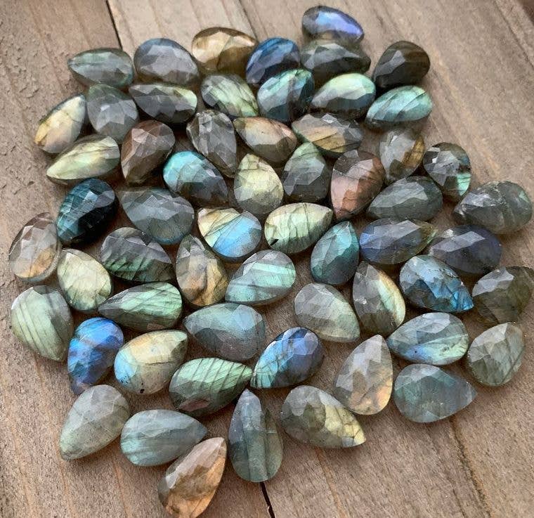 Merelani Designs - Wholesale Pendant/Charm Necklace - Labradorite Faceted Teardrop Necklace7