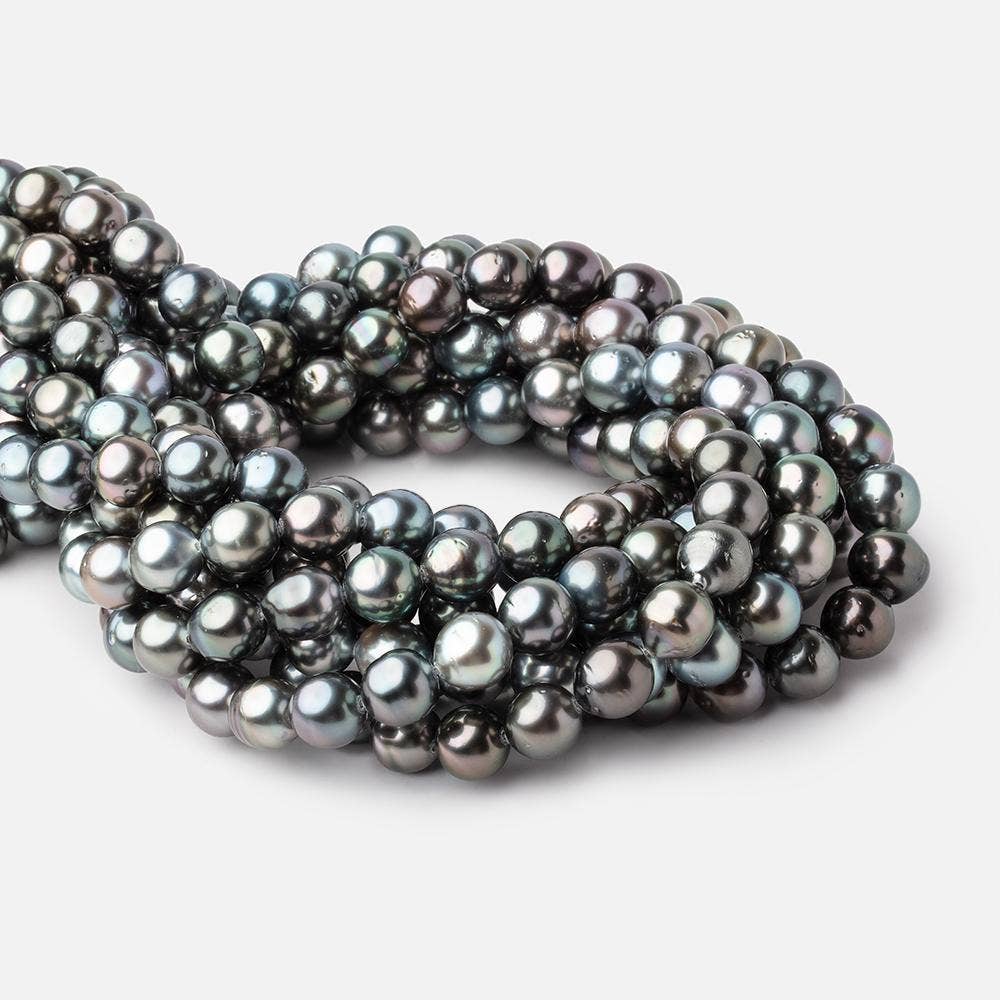 Beads of Cambay - Wholesale Beads - 9-10mm Tahitian Saltwater Pearls 16 inch 41 Beads AA1