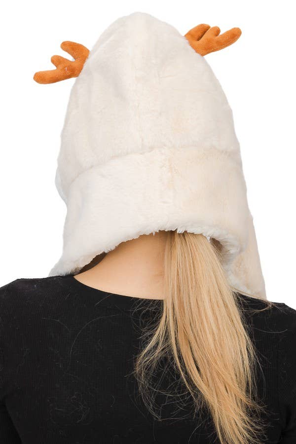 Cap Zone - Wholesale Beanie - Dames - Teddybont halswarmer sjaal dierenhoed2