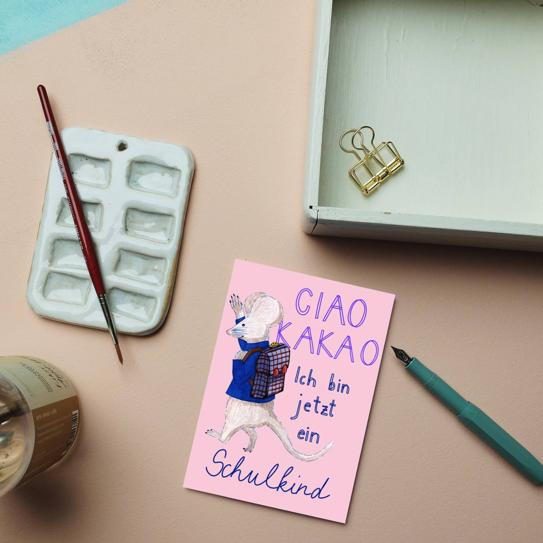 Wonder Of Today - Wholesale Postcard - Postcard School Mouse Ciao Cocoa4