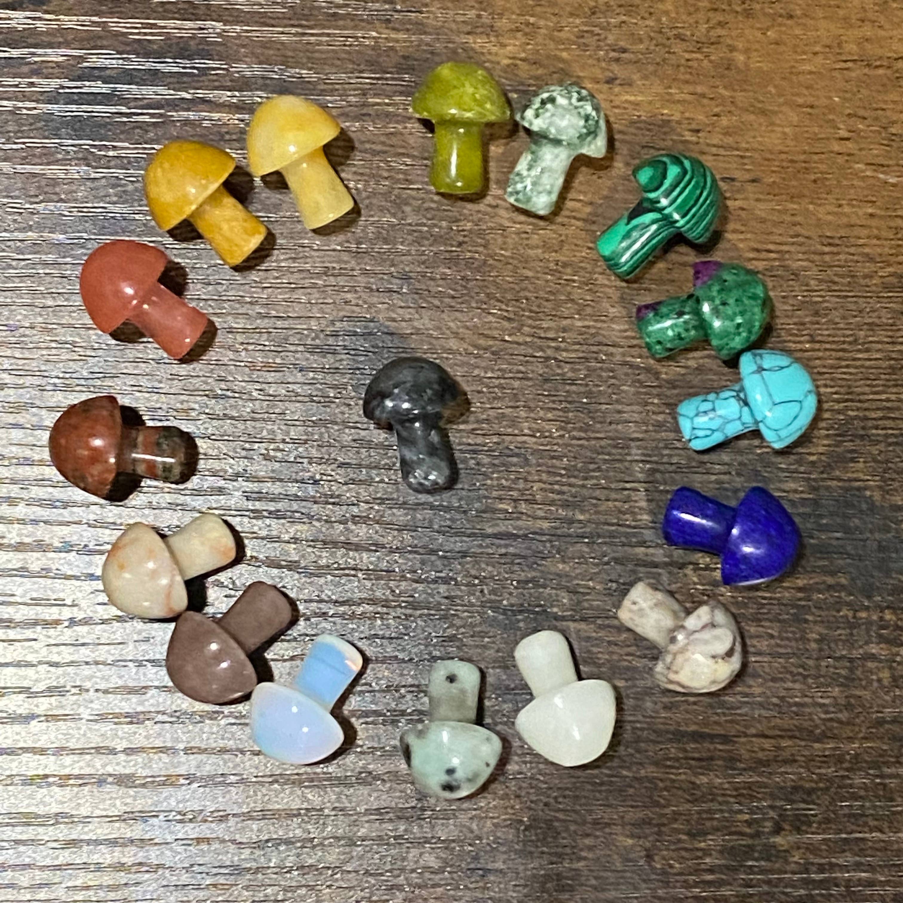 Wax Apothecary - Wholesale Spiritual Stone/Crystal - 🍄 Crystal Mini Mushroom Stone Assortment 🍄11