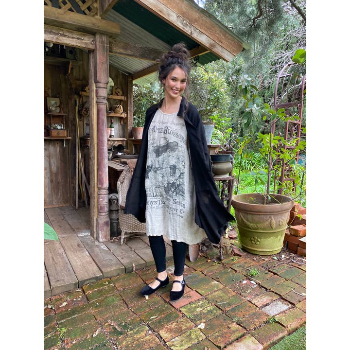 Miss Rose Sister Violet - Wholesale Dress - Women's - WOMEN'S - Secret Garden Linen Gauze dress.