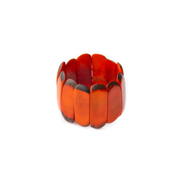 Organic Tagua Jewelry - Wholesale Bangle Bracelet - Pisa Bracelet