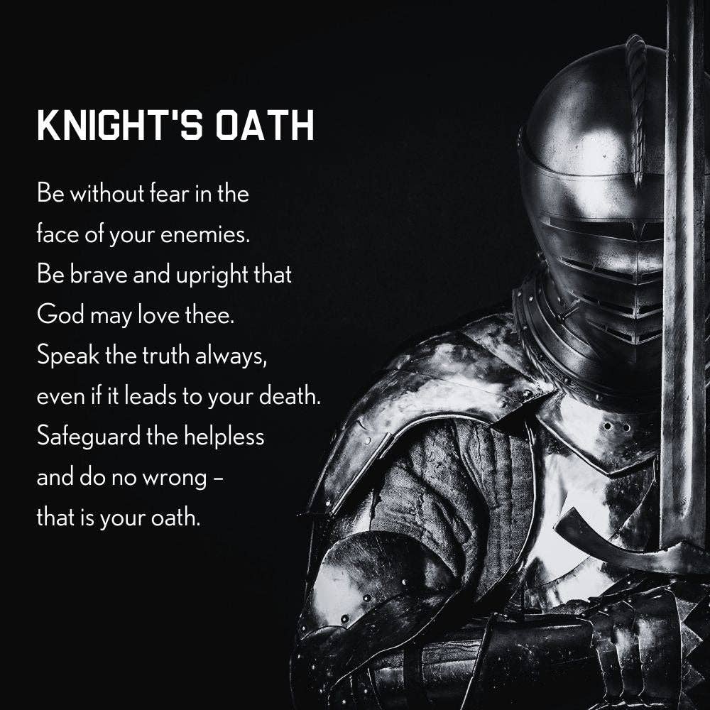 The Hero Company - Vendita all'ingrosso Bracciali a catena e a maglie - Braccialetto The Hero Company- Knight's Creed BELIEVE Credo: aiuta ad abbinare veterani con cani di servizio o da rifugio - Faire11