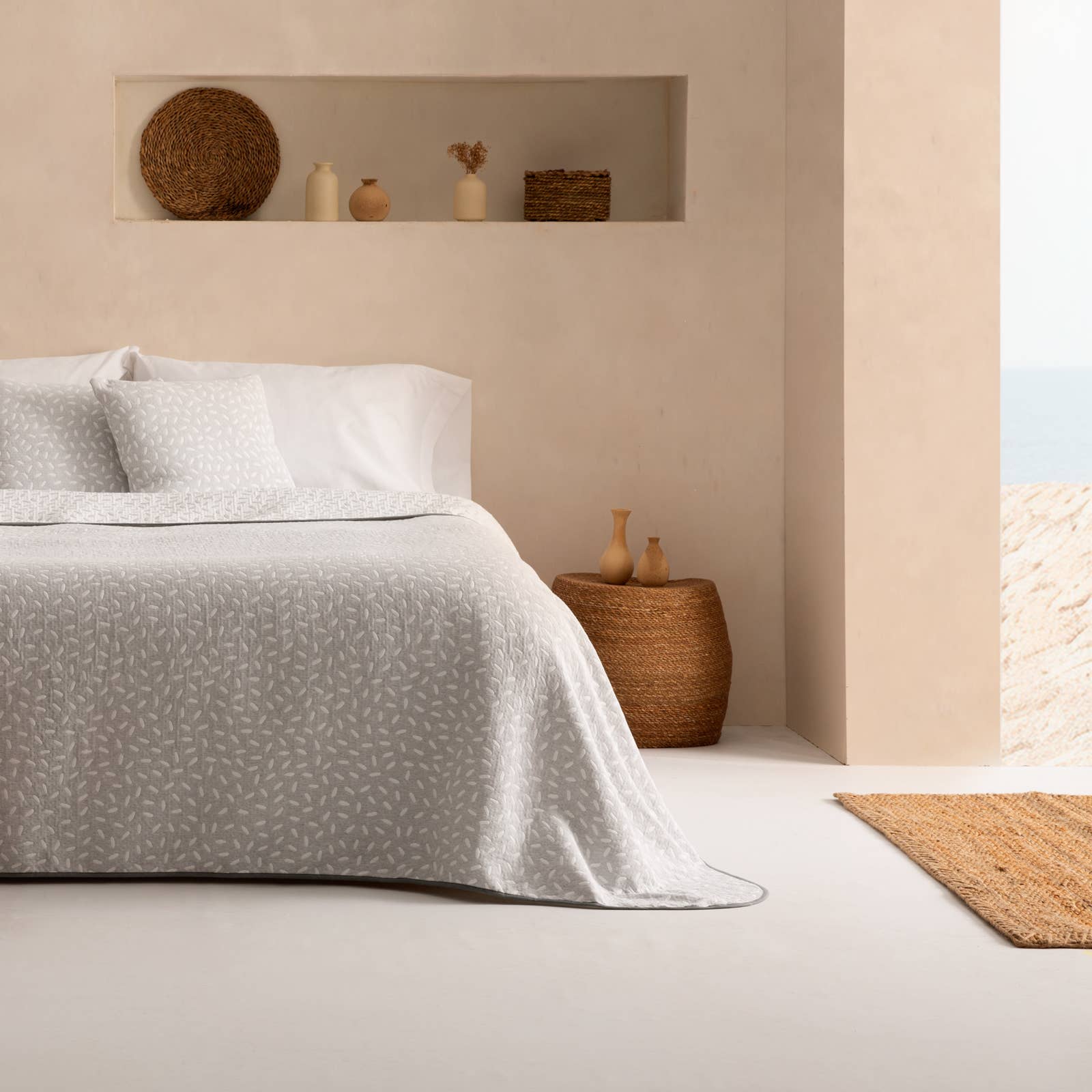 GAMUSI - Wholesale Quilt - CINTI light cotton jacquard bedspread10