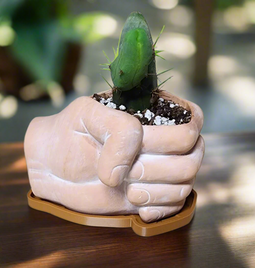 Simply Supplied Co - Venta al por mayor Macetas - Maceta de Barro Terracota Moderna Hecha a Mano | Regalo Bohemio | Divertido, Lindo1