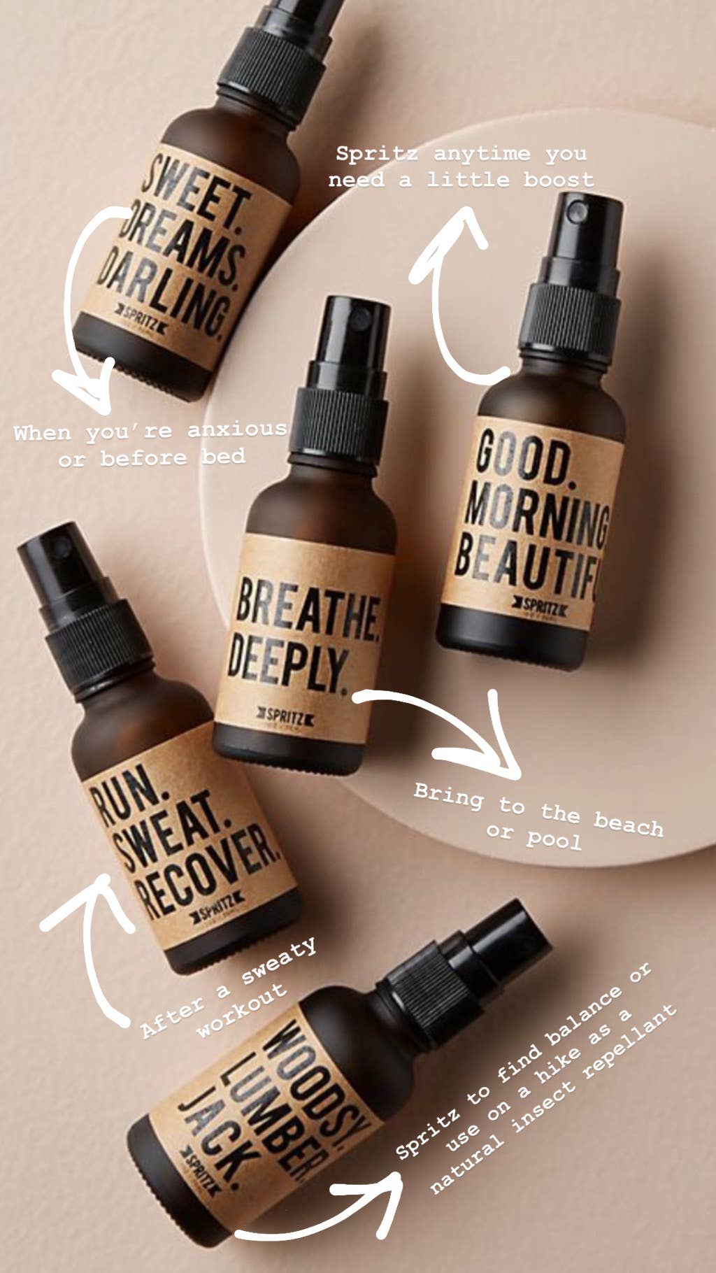 Happy Spritz - Wholesale Face & Body Mist/Water - Good Morning Beautiful Essential Oil Spritz1