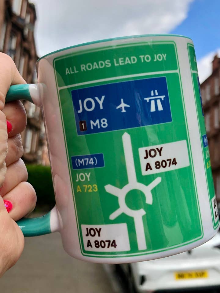 Roads to Joy Mug for wholesale by PaintsPylons