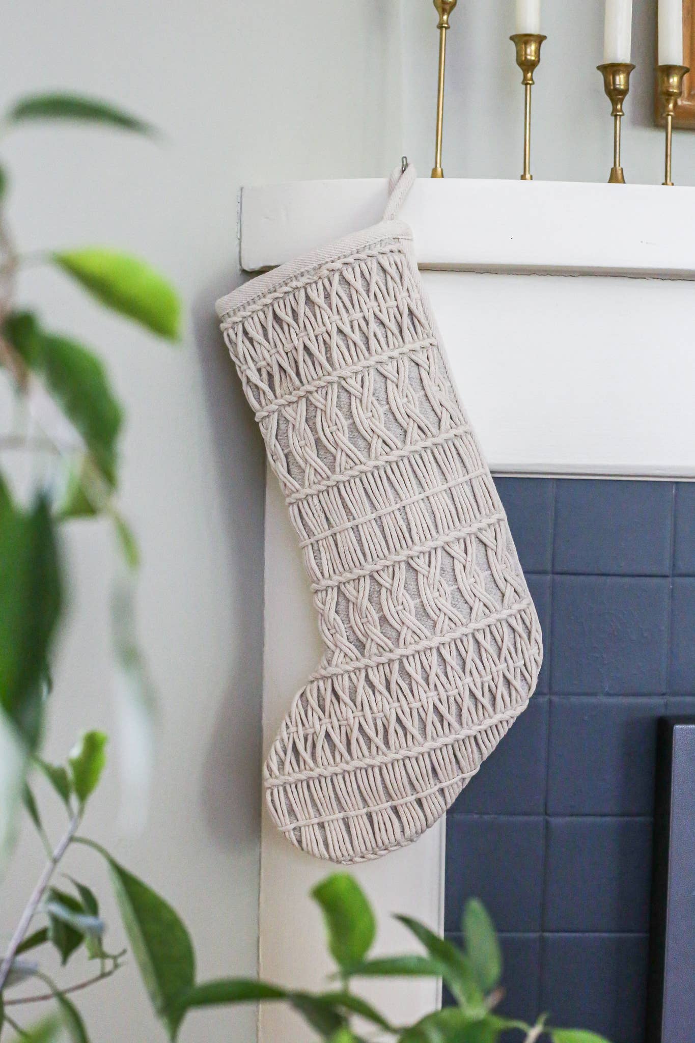 NOEL by Alma Home - Wholesale Holiday Stocking - Geometric Boho Stockings | Set of Four | Bohemian Christmas9