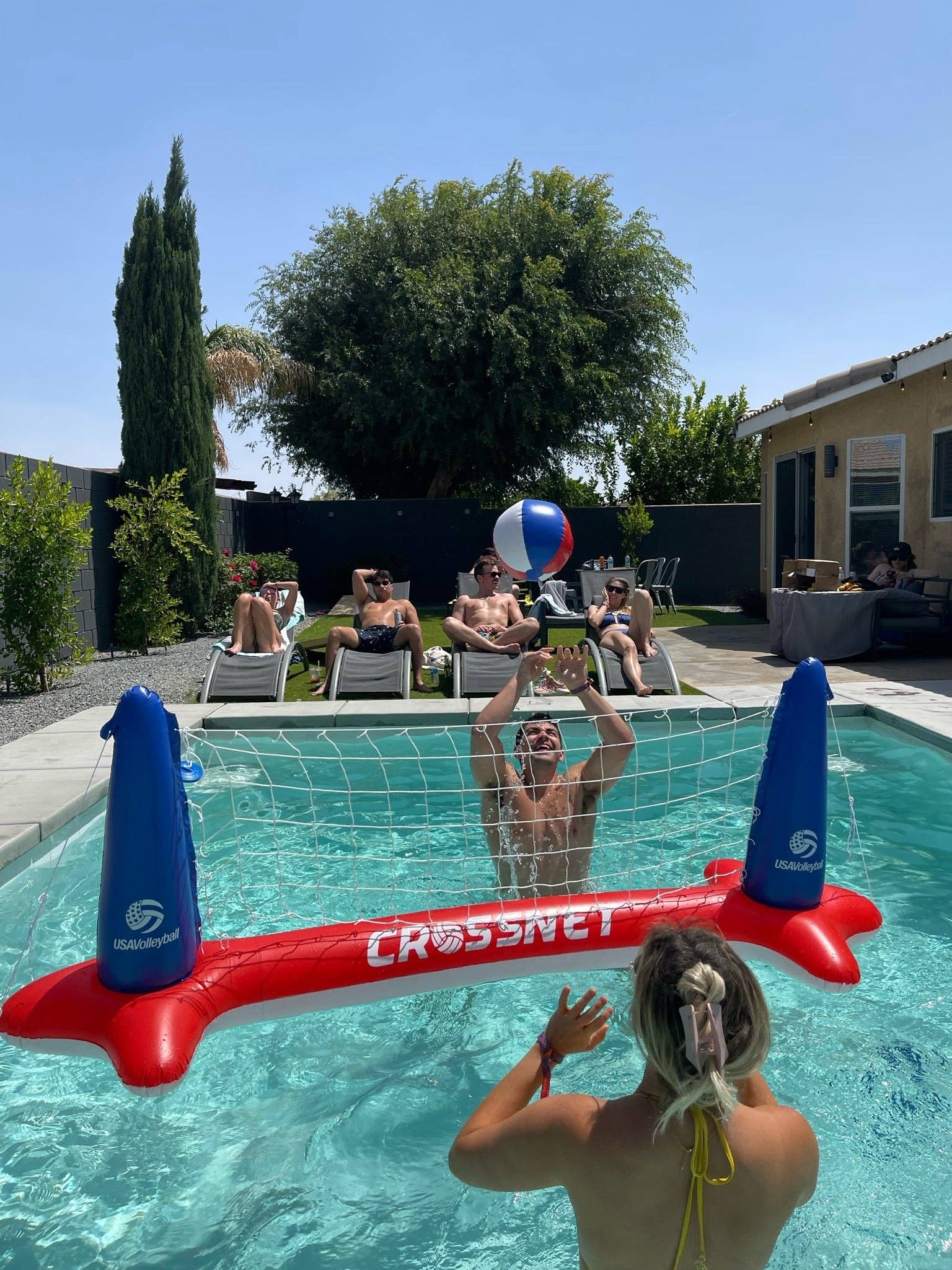 CROSSNET - Wholesale Inflatables - USAV x CROSSNET Inflatable Volleyball Net5