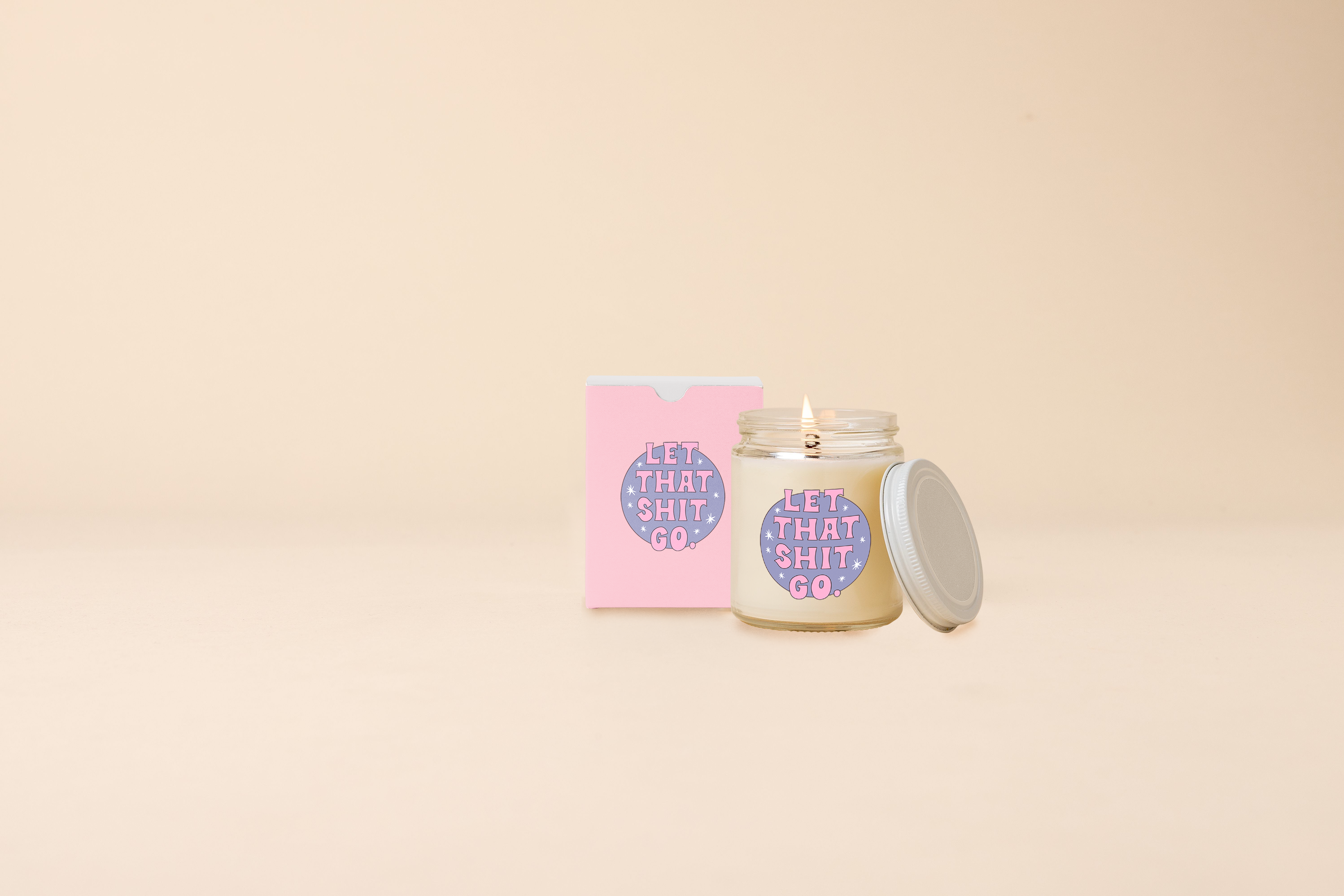 Talking Out of Turn - Wholesale Jar/Filled Candle - Candle Jar w/Lid - Toot Art (Top Sellers!)8